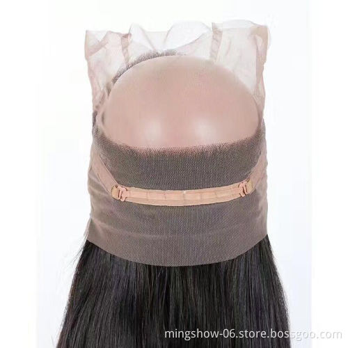Wholesale best quality fast delivery straight 360 lace frontal closure